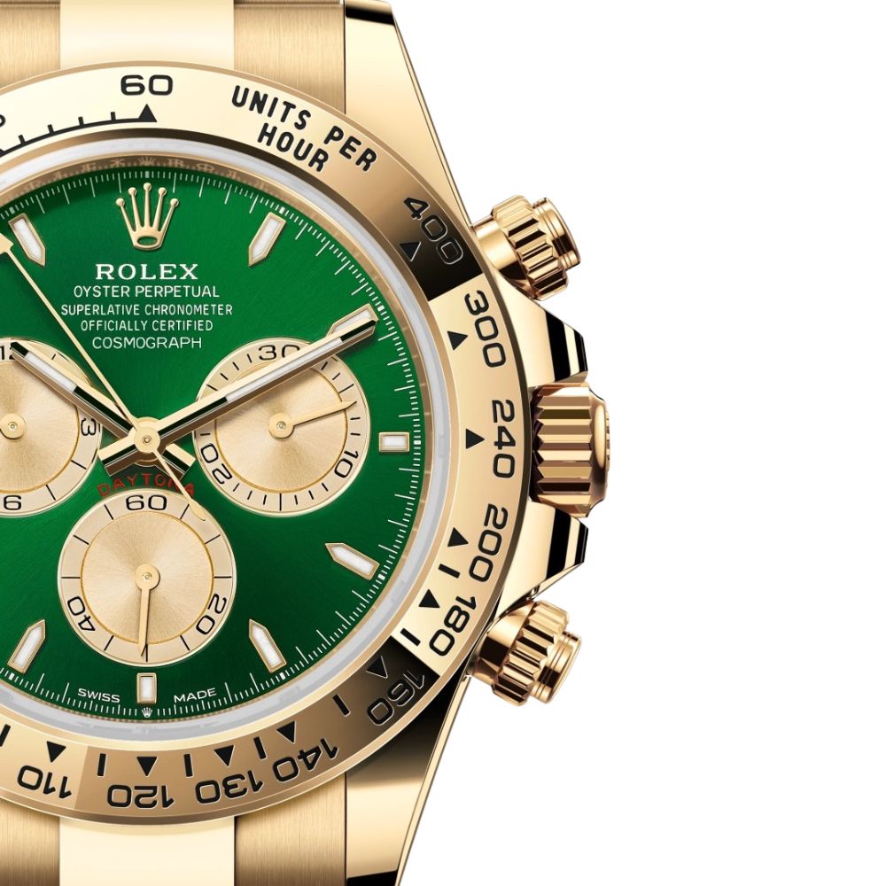 Rlx Daytona 126508 “Yellow Gold Green”